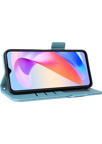 Onur Için Kılıf X6A 4g Pu Deri Kart Yuvaları Tutucu Yan Toka Manyetik (Yurt Dışından)
