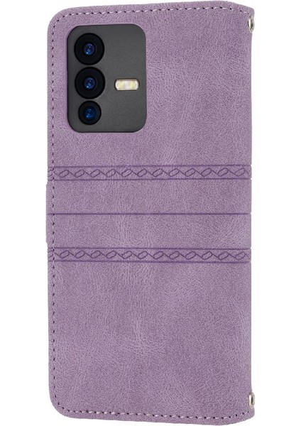 Vivo V23 5g Manyetik Kapatma Kickstand Pu Deri Cüzdan Için Flip Case (Yurt Dışından)