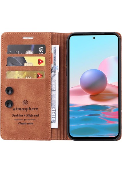 Xiaomi Redmi Not 10 4g Için Flip Case Cüzdan Kılıf Kapak Çevirin (Yurt Dışından) indirimleri