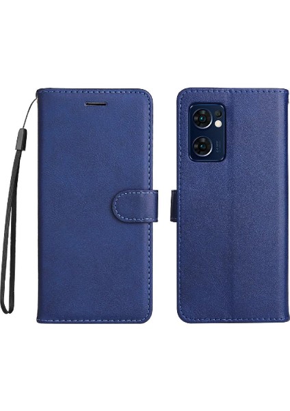 Oppo Bulmak Için Flip Case X5 Lite Klasik Düz Renk Yüksek Kaliteli Deri (Yurt Dışından)