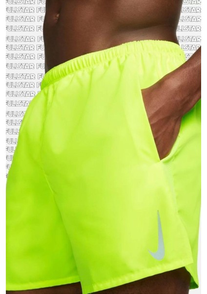 Challenger 5 Inch Running Short Slip Astarlı Erkek Koşu Şortu Sarı