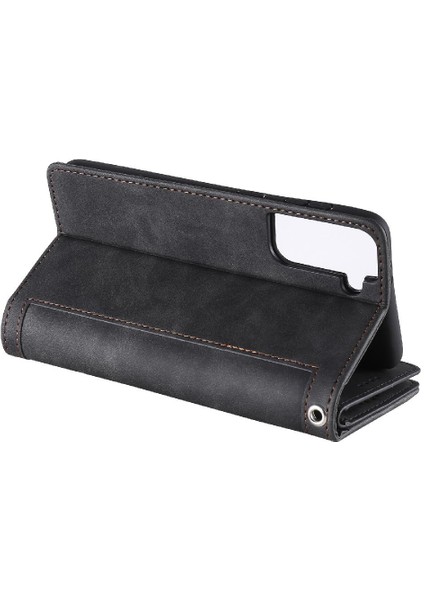 Samsung Galaxy S21 Artı Kickstand Cüzdan Kordon 9 Kart Pu Için Flip Case (Yurt Dışından) indirimleri