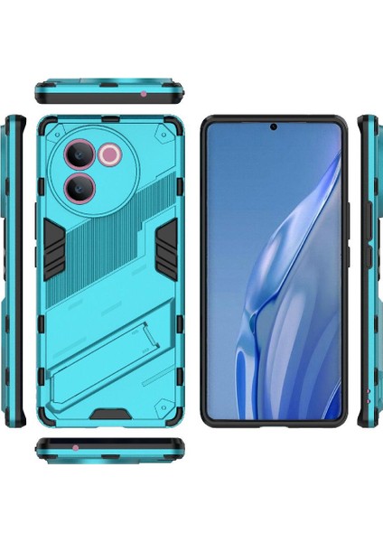 Vivo V30E 5g Sağlam Askeri Koruyucu Kapak Kickstand Için Kılıf (Yurt Dışından)