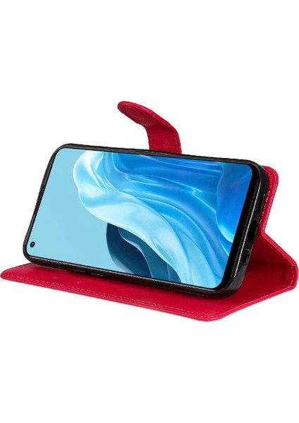 Oppo Bulmak Için Flip Case X5 Lite Klasik Düz Renk Yüksek Kaliteli Deri (Yurt Dışından)