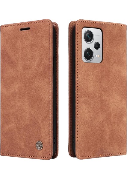 Xiaomi Redmi Not 12 Için Flip Case Pro Artı Cüzdan Darbeye Basit Kılıf (Yurt Dışından)