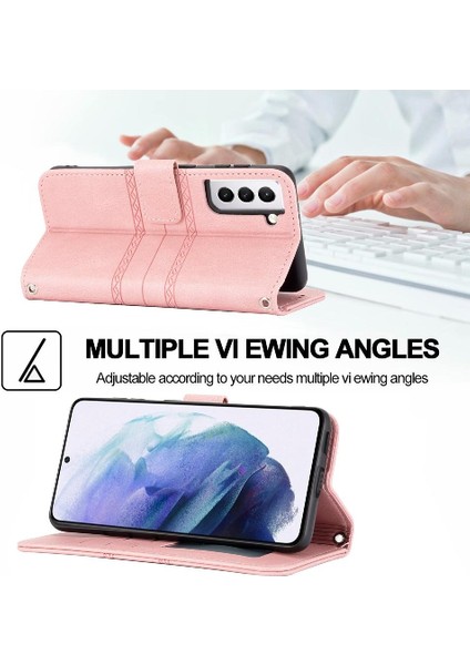 Samsung Galaxy S23 Artı Manyetik Kapatma Darbeye Pu Kılıf Için Flip Case (Yurt Dışından)