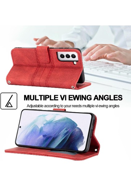 Samsung Galaxy S23 Artı Manyetik Kapatma Darbeye Pu Kılıf Için Flip Case (Yurt Dışından)