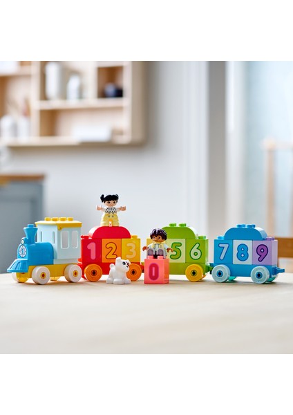 DUPLO® İlk Sayı Treni Saymayı Öğren 10954 - 18 Ay ve Üzeri Çocuklar İçin Sayma Yetisini Geliştiren Eğitici Oyuncak Yapım Seti (23 Parça)