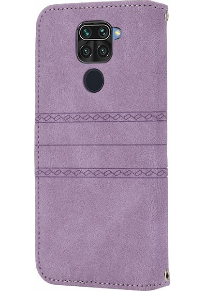 Xiaomi Redmi Not 9 Için Flip Case 4g Cüzdan Kılıf Kickstand Pu Deri (Yurt Dışından)