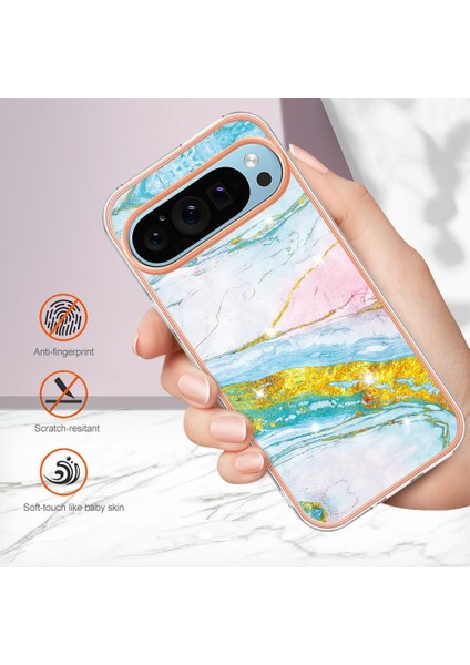 Google Piksel 9 Pro 5g Mermer Desen Ince Tpu Yumuşak Tampon Için Kılıf (Yurt Dışından) fırsatları