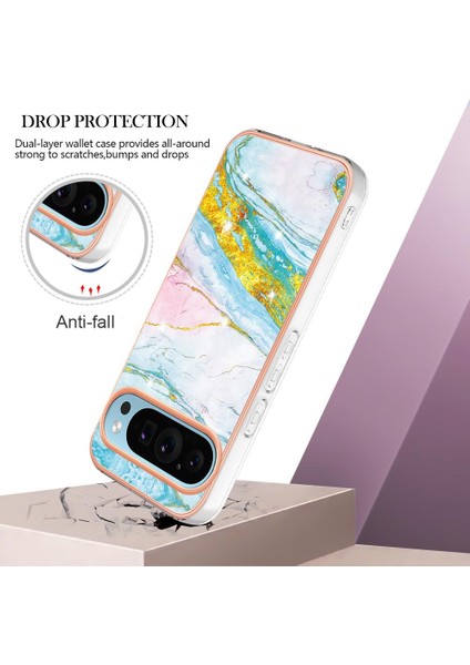 Google Piksel 9 Pro 5g Mermer Desen Ince Tpu Yumuşak Tampon Için Kılıf (Yurt Dışından) indirimleri