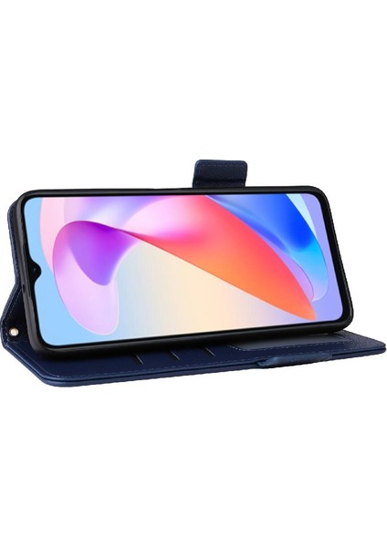Onur Için Kılıf X6A 4g Pu Deri Kart Yuvaları Tutucu Yan Toka Manyetik (Yurt Dışından)