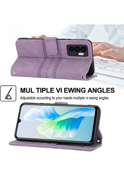 Vivo V23E 5g Manyetik Kapatma Için Flip Case Cüzdan Kılıf Pu Deri (Yurt Dışından) indirimleri