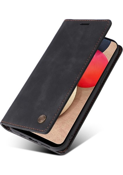Samsung Galaxy A02S Cüzdan Deri Kılıf Basit Iş Için Flip Case (Yurt Dışından) modelleri