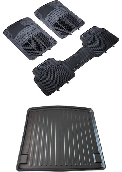 Nissan X-Trail 2007-2013 Dekoratif Paspas Takımı ve 3D Bagaj Havuzu