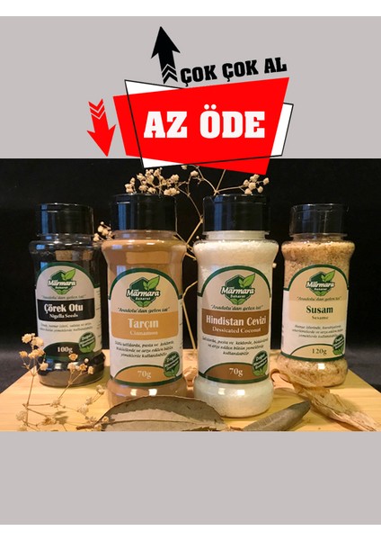 4'lü Marmara Baharat Hanımeli Paket