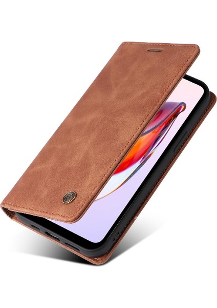 Xiaomi Redmi 12C Için Flip Case Cüzdan Kılıf Kapak Kapak Basit (Yurt Dışından)