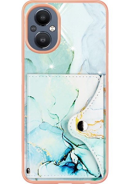 Oneplus Nord N20 5g Ince Cüzdan Mermer Yumuşak Tpu Tampon Kart Yuvaları Için Kılıf (Yurt Dışından) modelleri