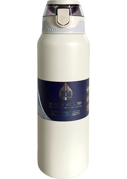 Yüksek Dereceli Sıcak ve Soğuk Paslanmaz Çelik (Stanless Steel) Termos 1000 ml (1 Lt)