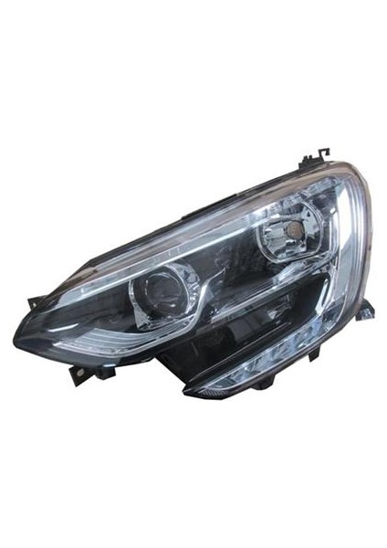 Renault Megane- Iv- Sd/hb- 16/19; Far Lambası Sol Elektrikli/motorlu/mercekli/ledli/nikelajlı (Joy)