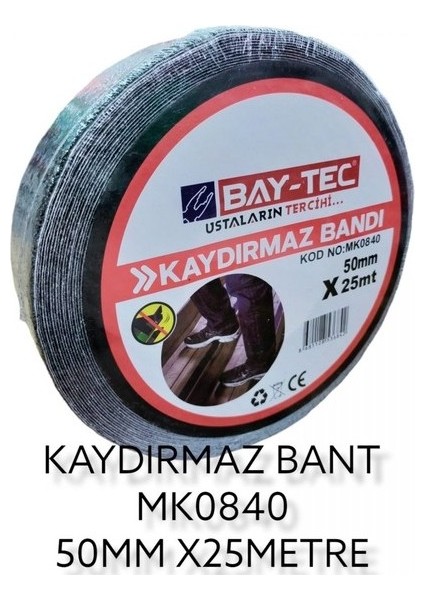 Bay Tec Komodo Bay-Tec Kaydırmaz Band 50MM x 25M