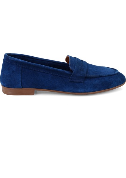 Deidre Mavi Kadın Süet Deri Loafer fiyatları