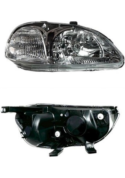 Honda Civic Sol Ön Far 1996-1998 Uyumlu (Motorsuz/elektrikli) fiyatları