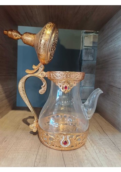 Cam Demlik 1L, Şık ve Dayanıklı, Ev ve Ofis Kullanımı için ideal