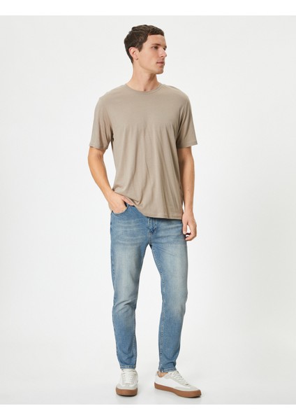 Skinny Fit Kot Pantolon Michael Jean