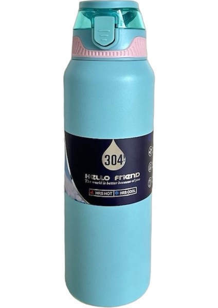 Yüksek Dereceli Sıcak ve Soğuk Paslanmaz Çelik (Stanless Steel) Termos 1000 ml (1 Lt)