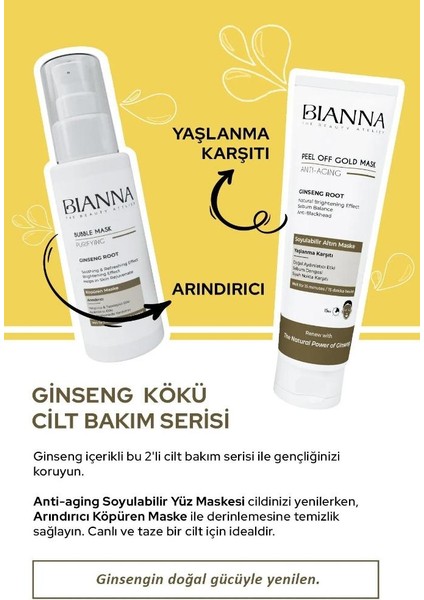 Antiaging Yaşlanma Önleyici Siyah Nokta Karşıtı Soyulabilir Maske Giensang 100 Ml