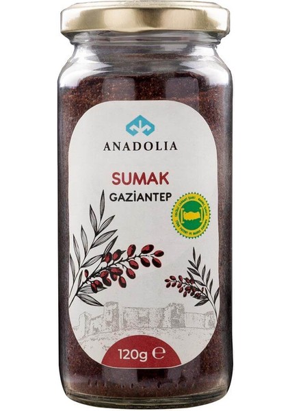 Gaziantep Sumak Cam Şişe 120 gr