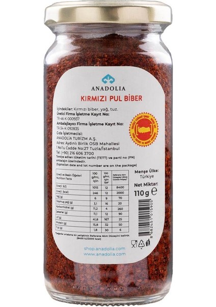 Kahramanmaraş Pul Biber 110 gr fiyatları