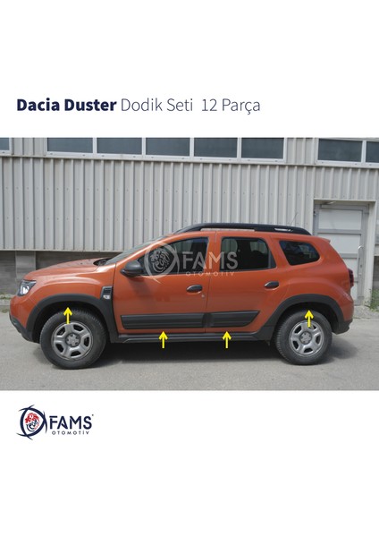 Dacia Duster Mat Dodik Seti 12 Parça 2018>