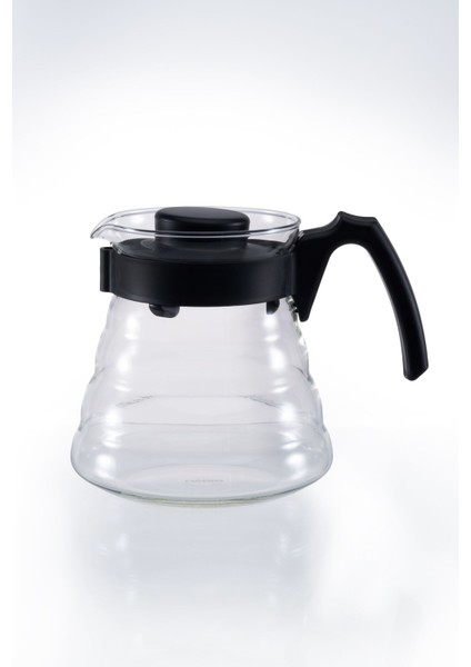 Cam Kahve Servis Sürahisi 700 ml, Hario V60 02 Uyumlu, Dayanıklı ve Şık Tasarım