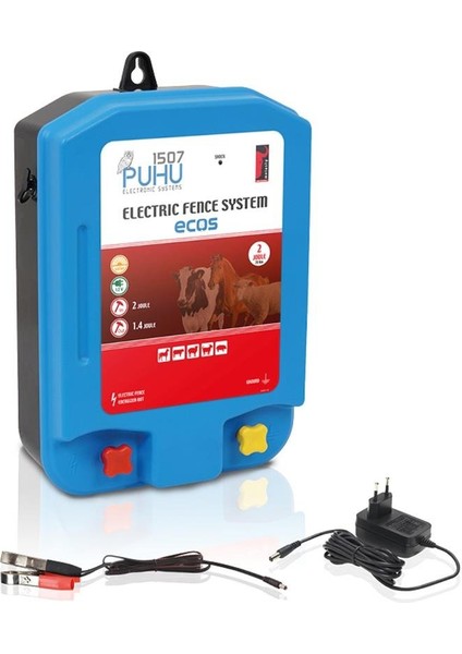 Ecos Elektrikli Çit Cihazı (2 Joule = 20.000 M)