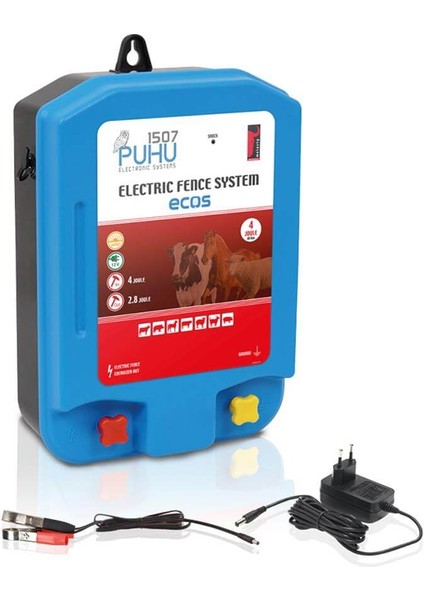 Ecos Elektrikli Çit Cihazı (4 Joule = 40.000 M)