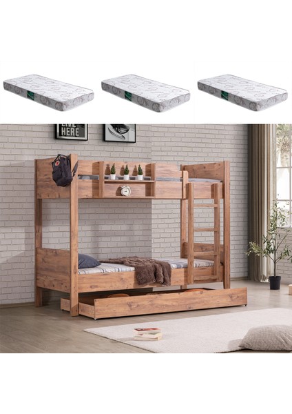 Ranza, Asya Ayrılabilir Yavrulu Ranza + 3 Adet Comfort Yatak