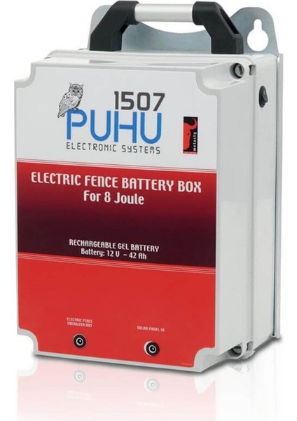 Güneş Enerjili Elektrikli Çit Cihazı (8 Joule) (60W Panel + 12V/42Ah Jel Akü)