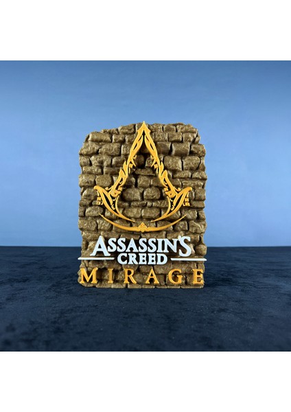 Assassin's Creed Mirage Logo Figür - Benzersiz Koleksiyon Figürü