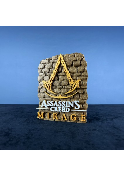 Assassin's Creed Mirage Logo Figür - Benzersiz Koleksiyon Figürü