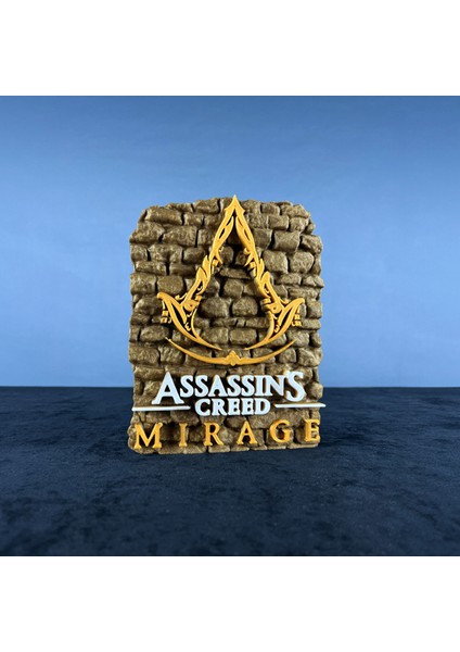 Assassin's Creed Mirage Logo Figür - Benzersiz Koleksiyon Figürü