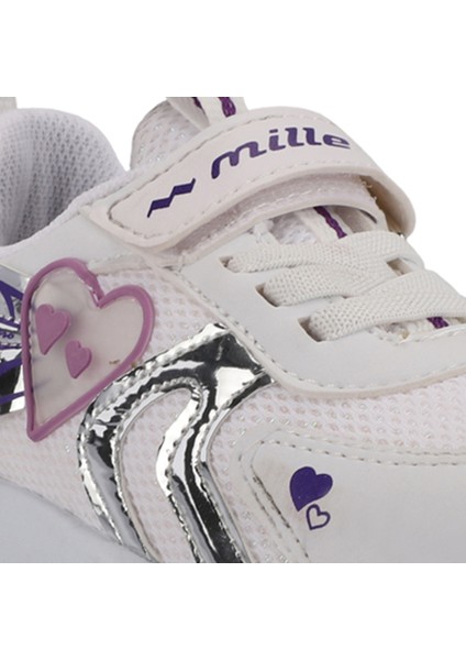 Paolıno Kız Çocuk Sneaker Ayakkabı Beyaz / Mor