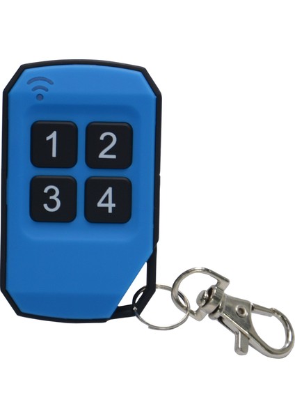Sarpark SR-912 Akıllı, Kodlanabilir, Kopyalanabilir, 433 Mhz Garaj Kumandası (Bft-Nice-Faac Uyumlu-Mavi 1234)
