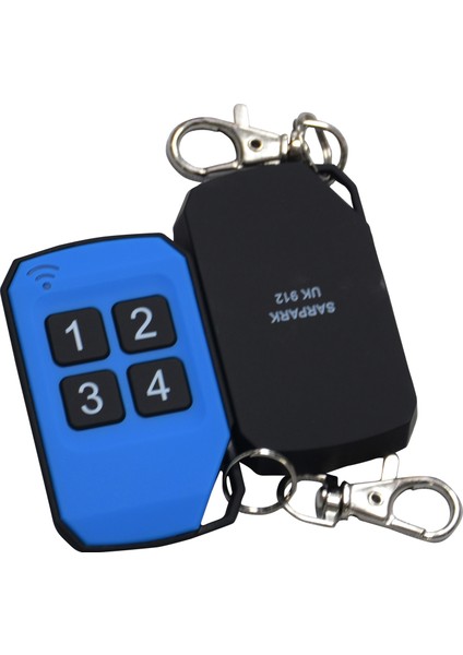 Sarpark SR-912 Akıllı, Kodlanabilir, Kopyalanabilir, 433 Mhz Garaj Kumandası (Bft-Nice-Faac Uyumlu-Mavi 1234) fiyatları