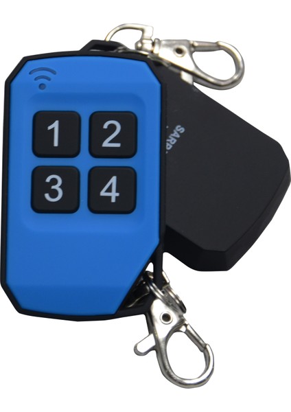 Sarpark SR-912 Akıllı, Kodlanabilir, Kopyalanabilir, 433 Mhz Garaj Kumandası (Bft-Nice-Faac Uyumlu-Mavi 1234) modelleri