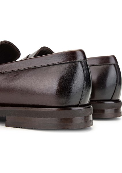 Erkek Deri Kahverengi Loafer Ayakkabı 183 29901 Erk Ayk Y24 Kahve Akdr indirimleri