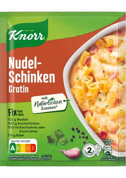 Fix Nudel-Schinken Gratin 32 G