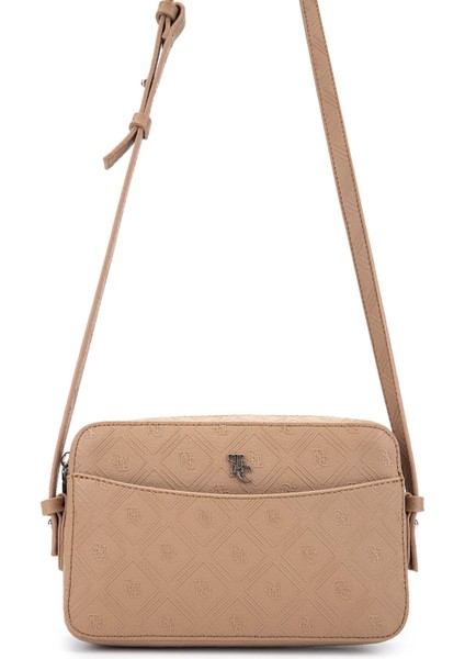 Kadın Vegan Bej Postacı Çanta 1032 958 Bn Canta Y24 Bıskuvı Mng