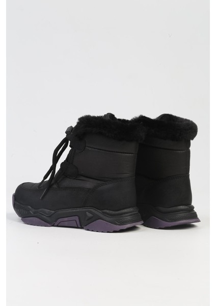 Benetton® | BN-70006 - 3256 Siyah Mor-Çocuk Bot